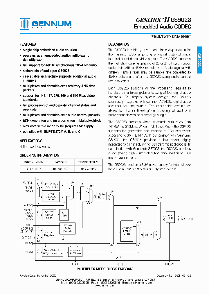 GS9023-CFY_1806539.PDF Datasheet