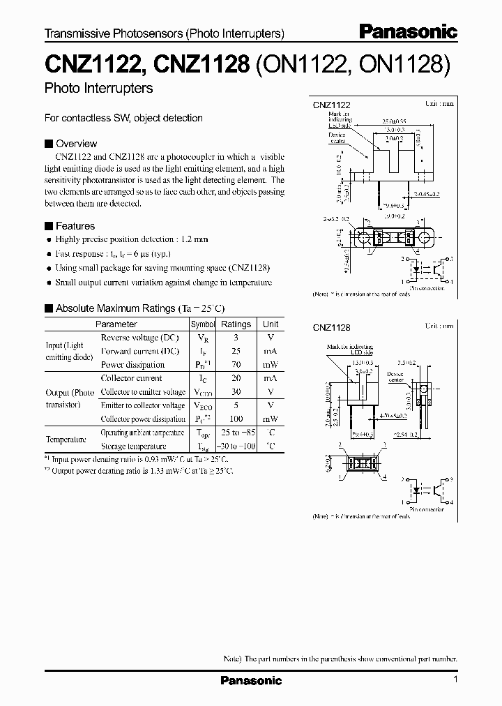 CNZ1122CNZ1128ON1122ON1128_1568505.PDF Datasheet