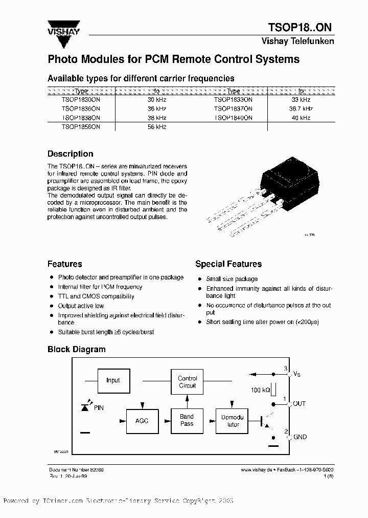 TSOP1838ON_1568489.PDF Datasheet