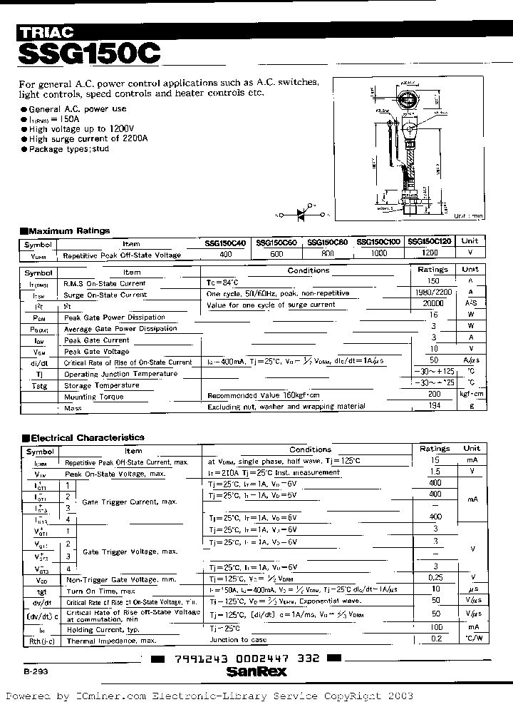 SSG150C60_1566351.PDF Datasheet
