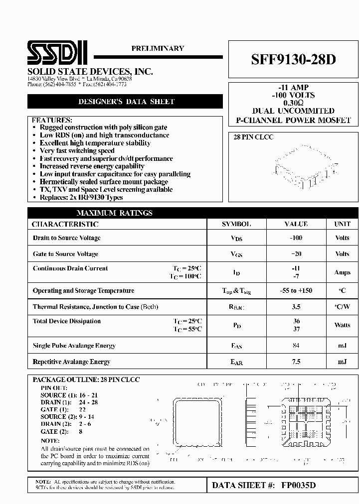 SFF9130-28D_1576676.PDF Datasheet