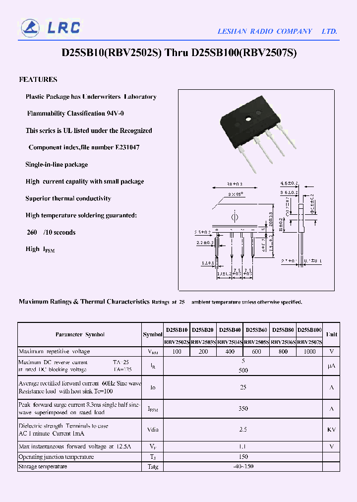 D25SB10_1577030.PDF Datasheet