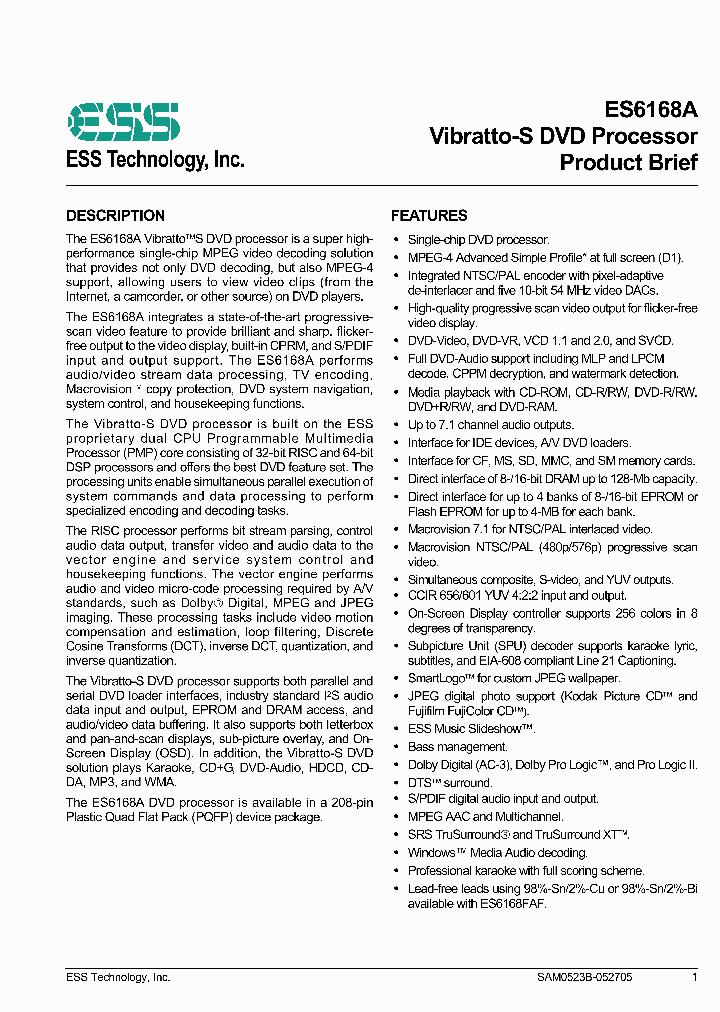 ES6168FAF_1577502.PDF Datasheet
