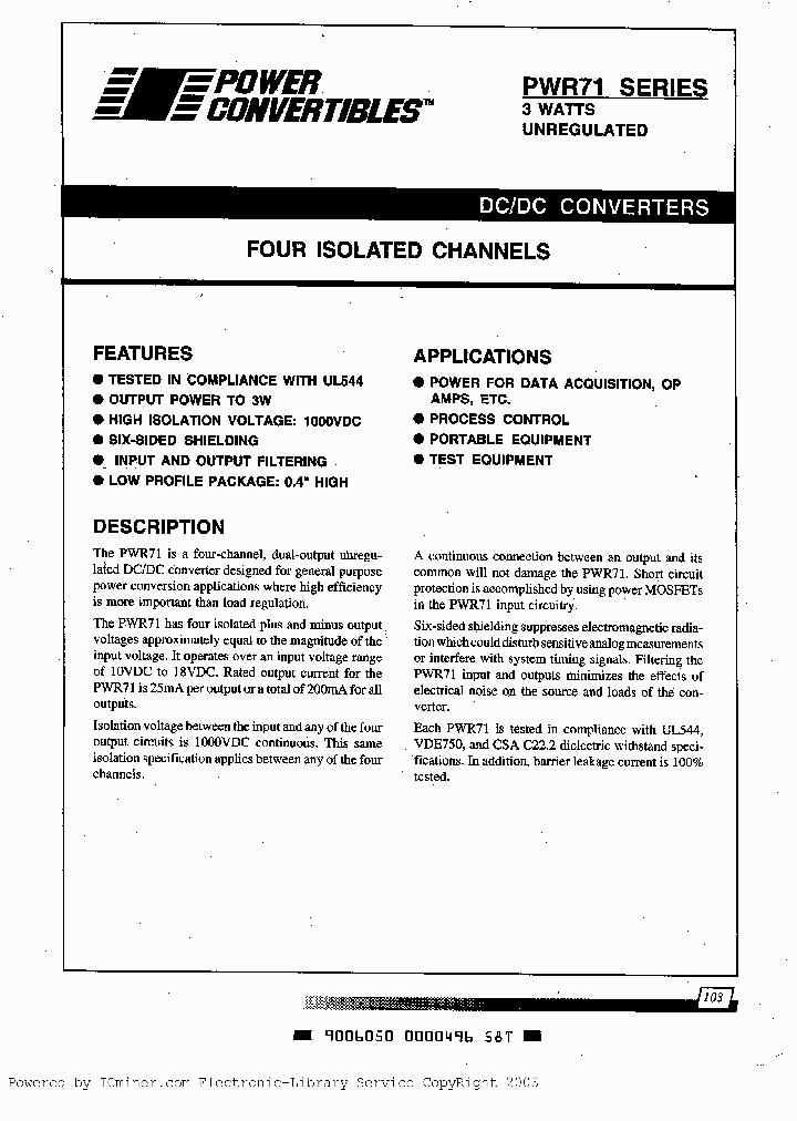 PWR71_1580280.PDF Datasheet