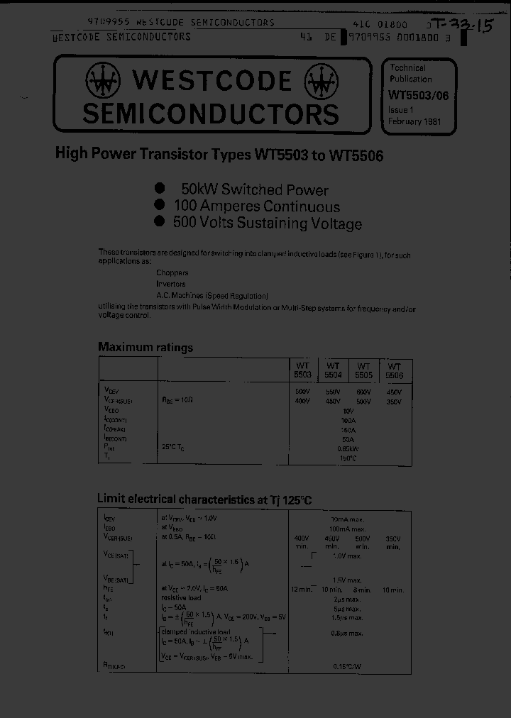 WT5503_1581824.PDF Datasheet