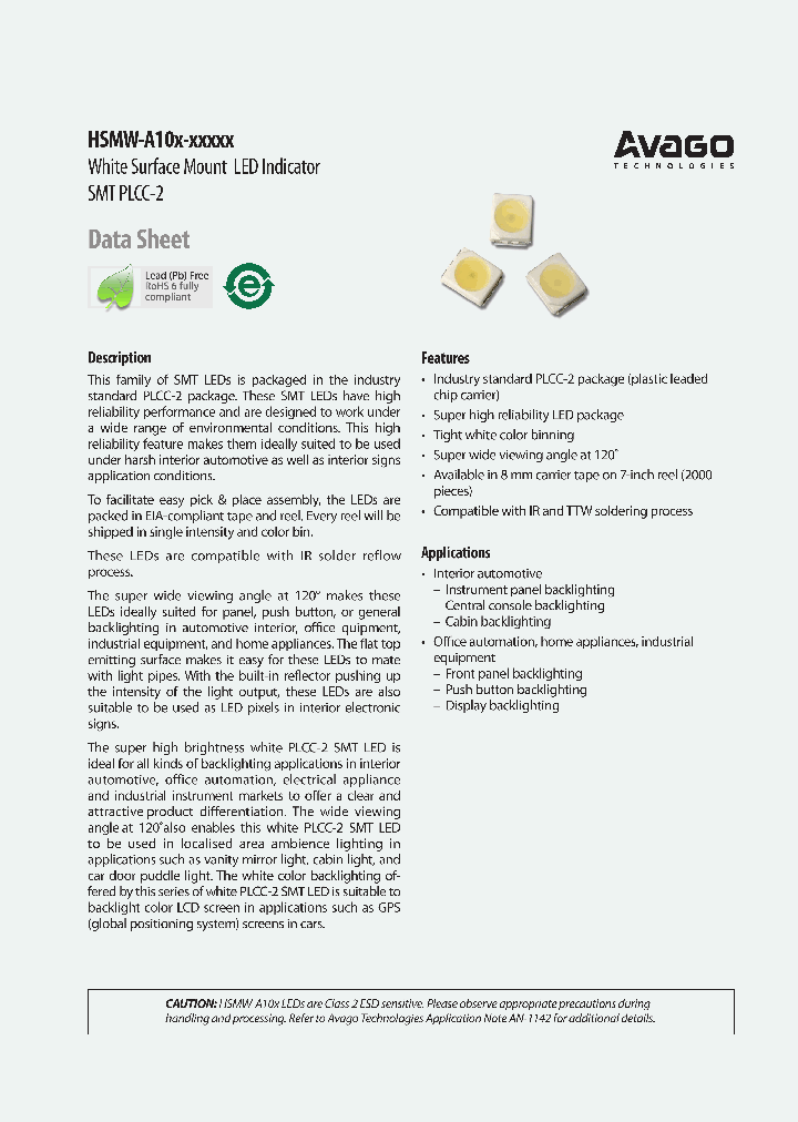 HSMW-A100-T50J1_1606566.PDF Datasheet