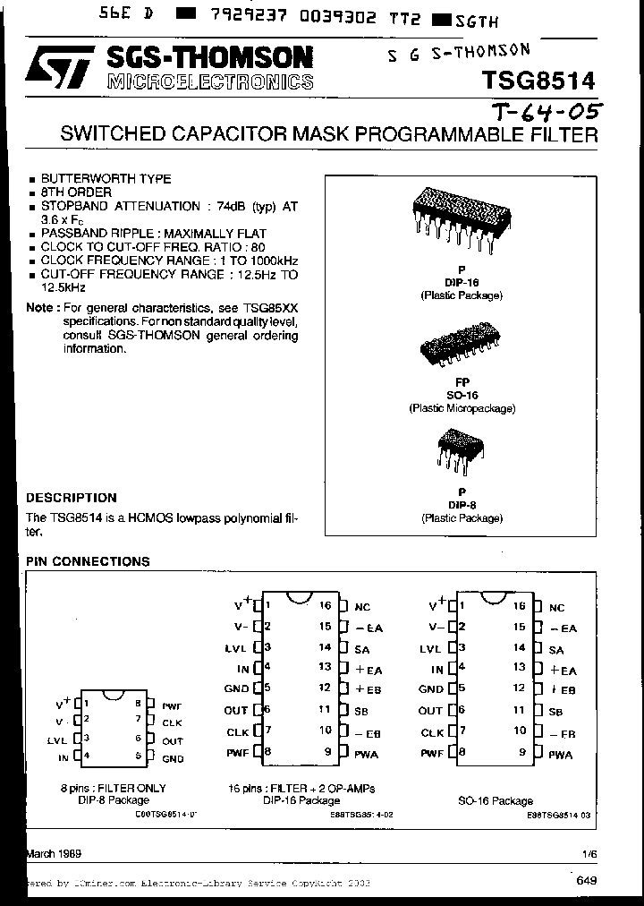 TSG8514IC_1569701.PDF Datasheet
