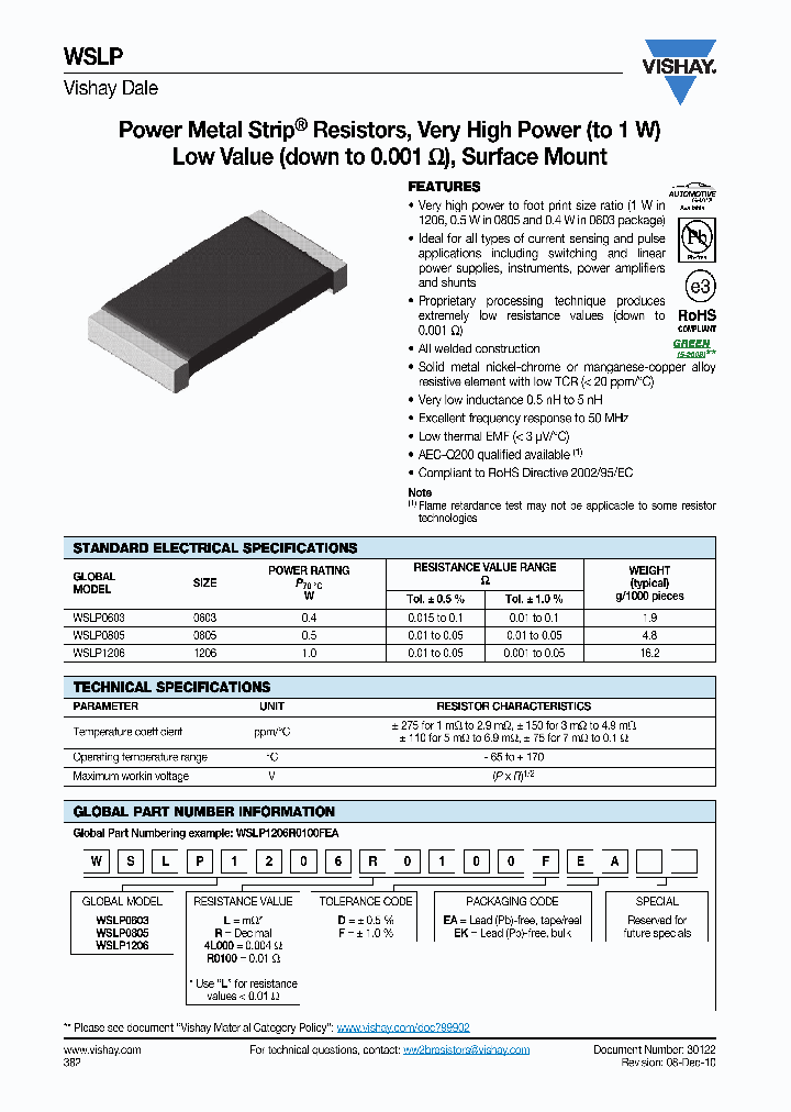 WSLP0805R0430FEA_1614175.PDF Datasheet