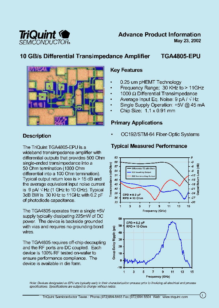 TGA4805-EPU_1614741.PDF Datasheet