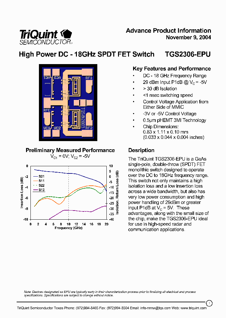 TGS2306-EPU_1615477.PDF Datasheet