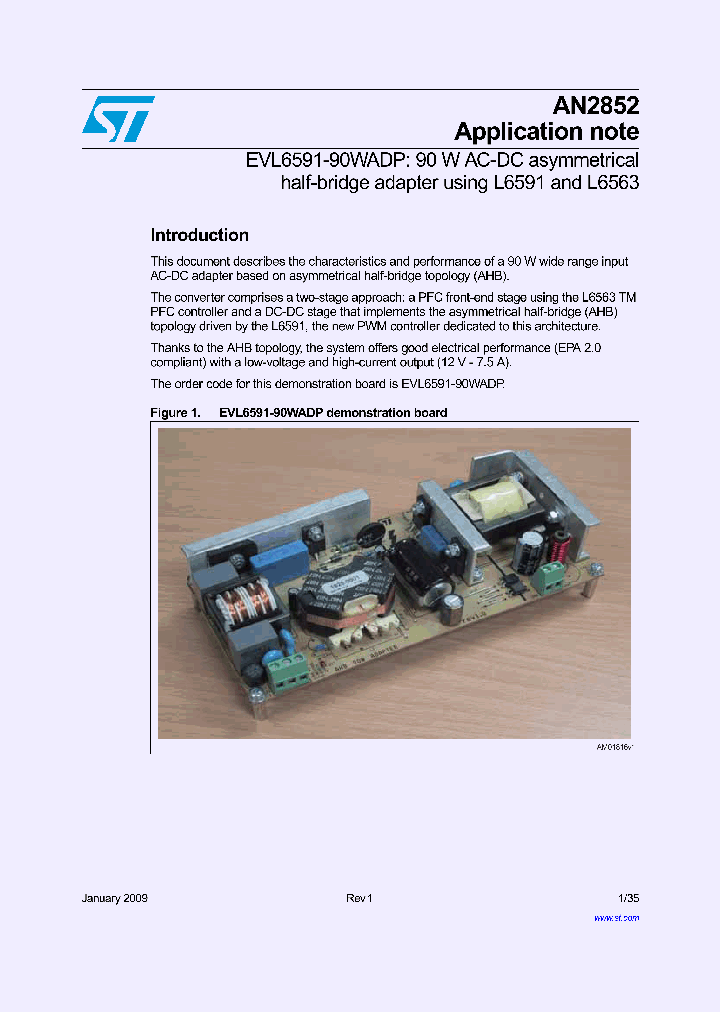 EVL6591-90WADP_1616239.PDF Datasheet