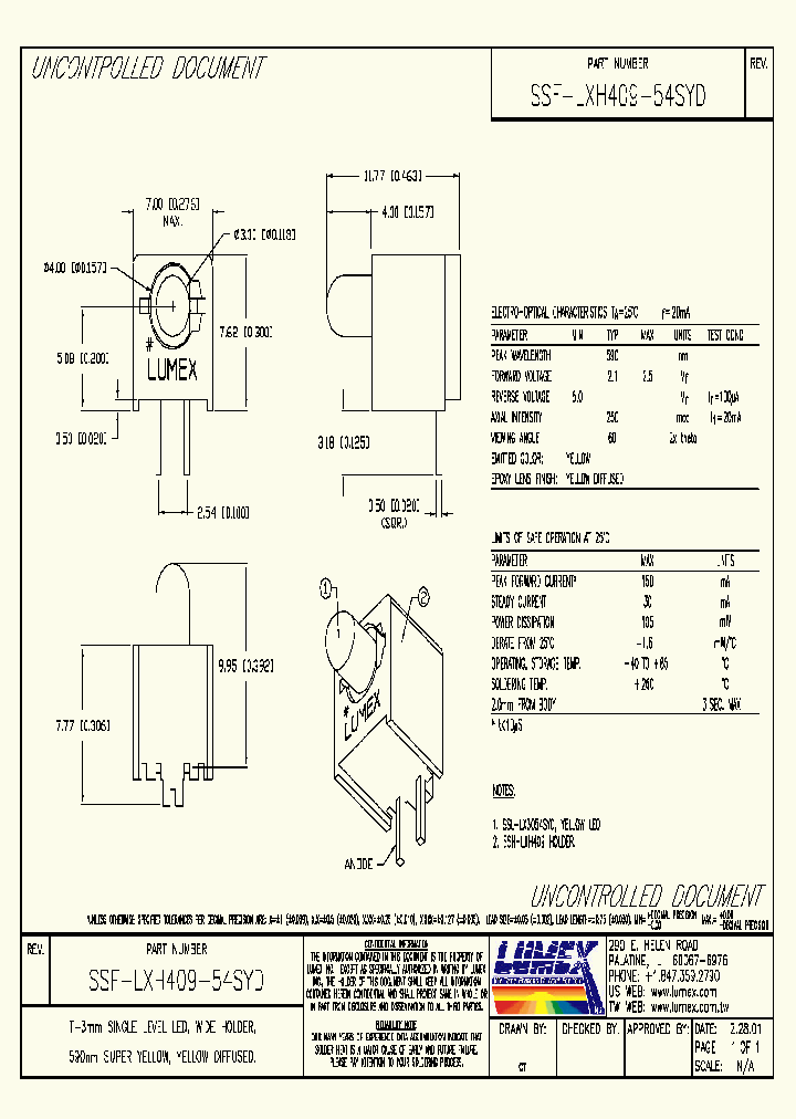 SSF-LXH409-54SYD_1618642.PDF Datasheet