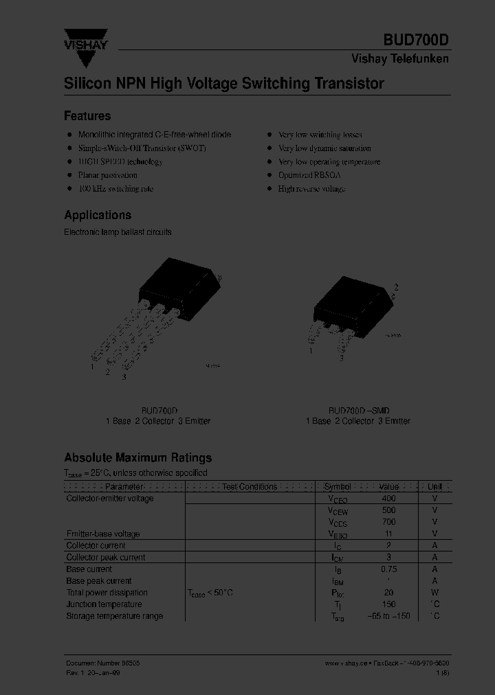 BUD700D-SMD_1619363.PDF Datasheet