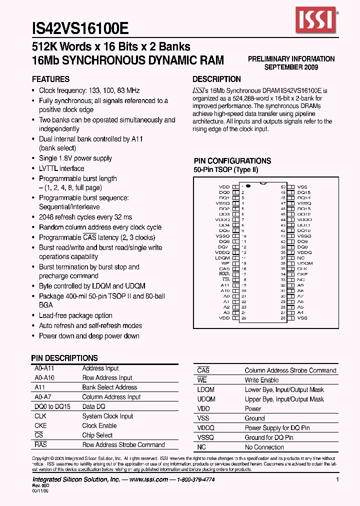 IS42VS16100E-75TL_1619685.PDF Datasheet