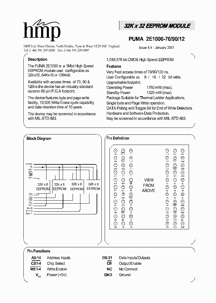 PUMA2E1000I-70_1620281.PDF Datasheet