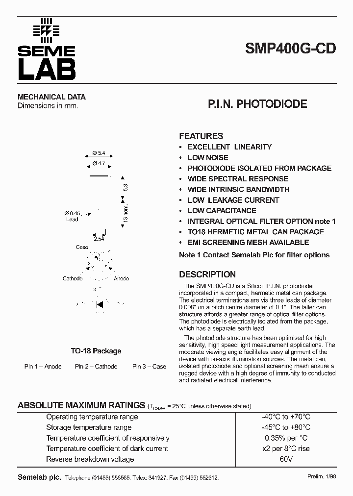 SMP400G-CD_1620358.PDF Datasheet