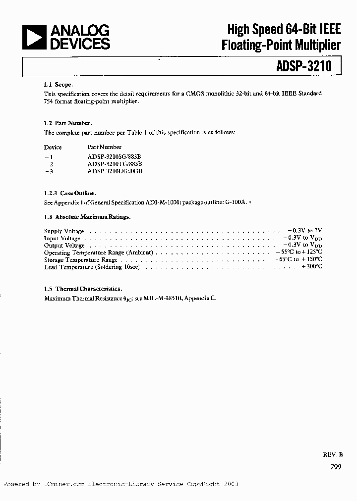 ADSP-3210SG883B_1622231.PDF Datasheet