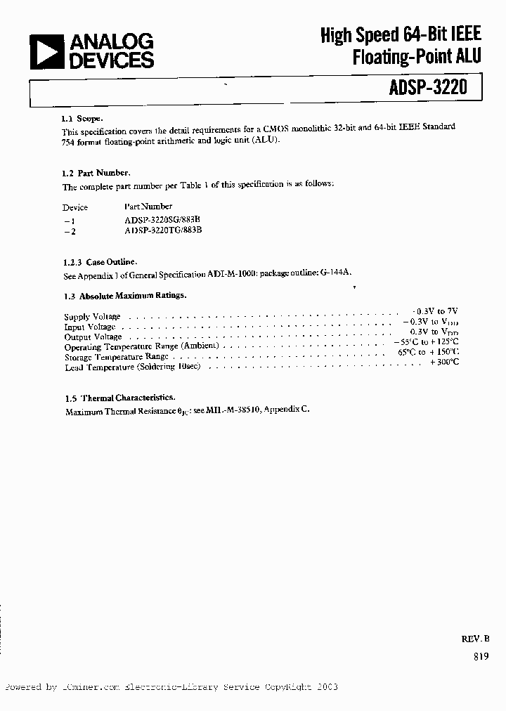 ADSP-3220SG883B_1622232.PDF Datasheet