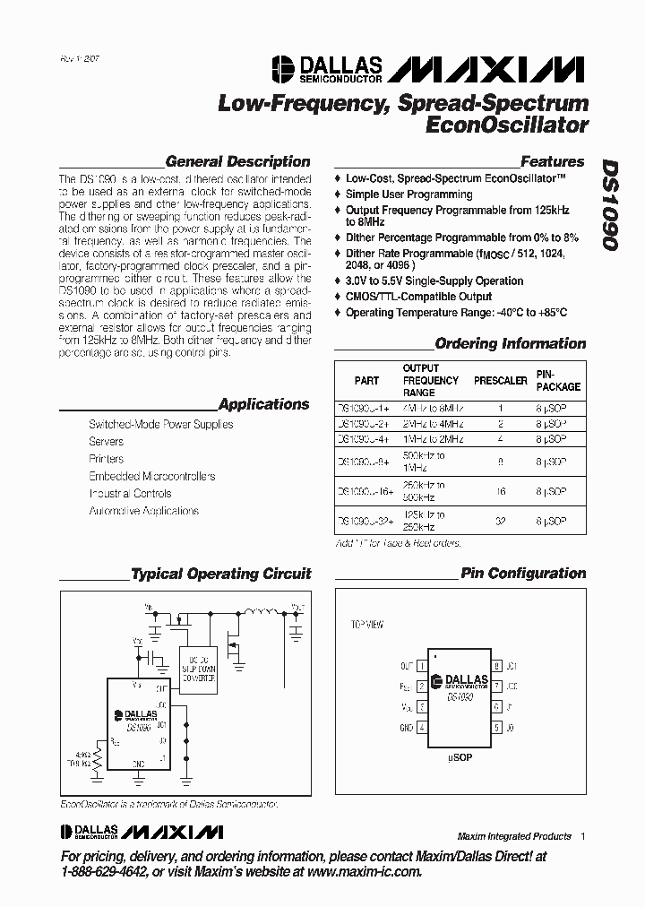 DS1090U-4T_1622650.PDF Datasheet