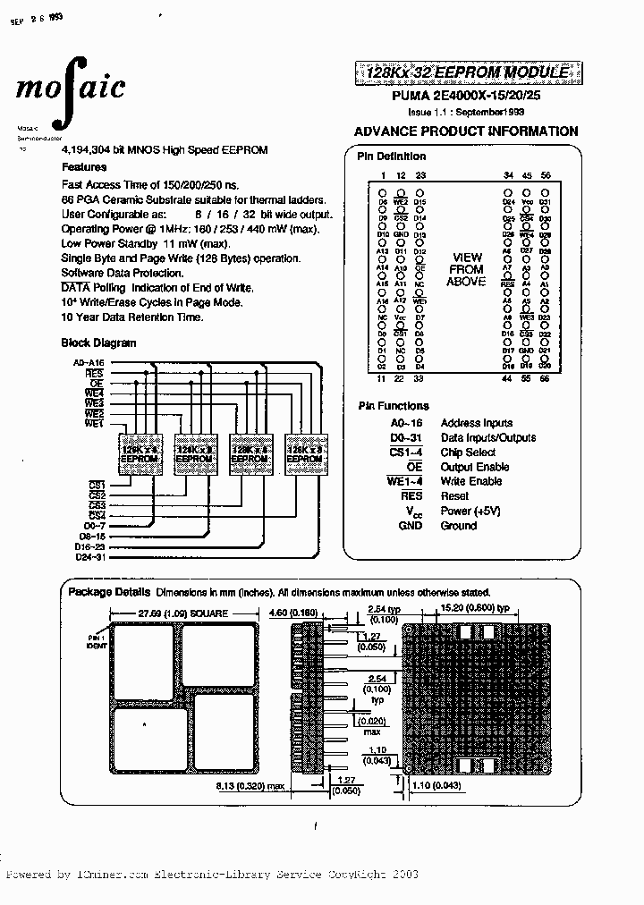 PUMA2E4000X-25_1622911.PDF Datasheet