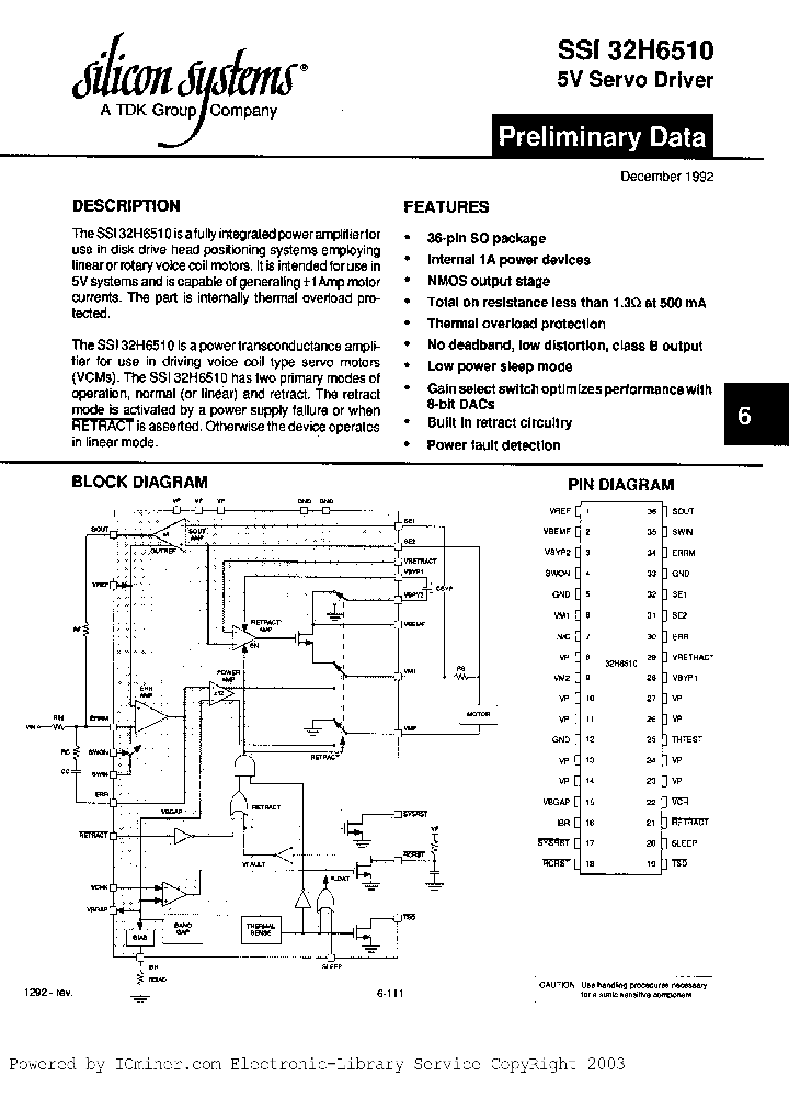 SSI32H6510-CM_1626006.PDF Datasheet