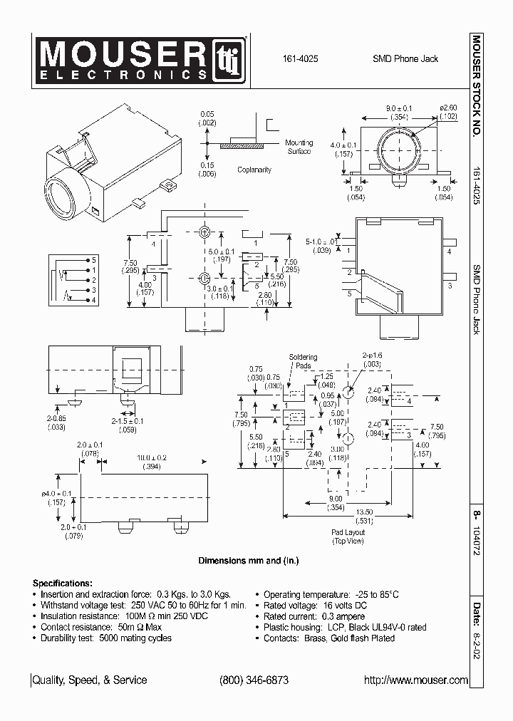 161-4025_1624073.PDF Datasheet