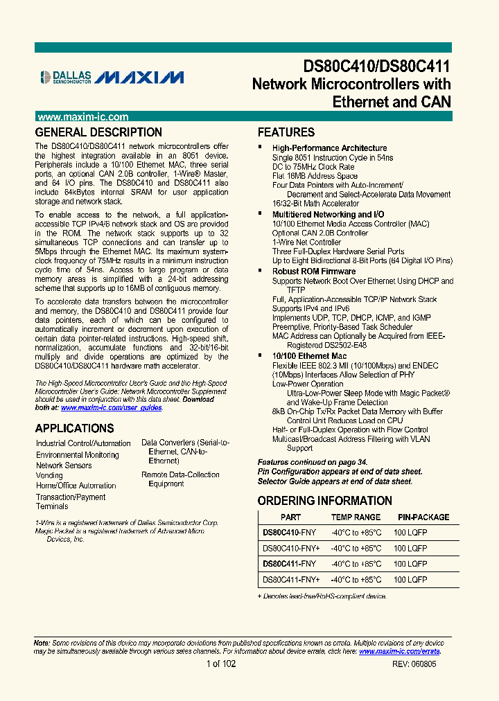 DS80C411-FNY_1628806.PDF Datasheet