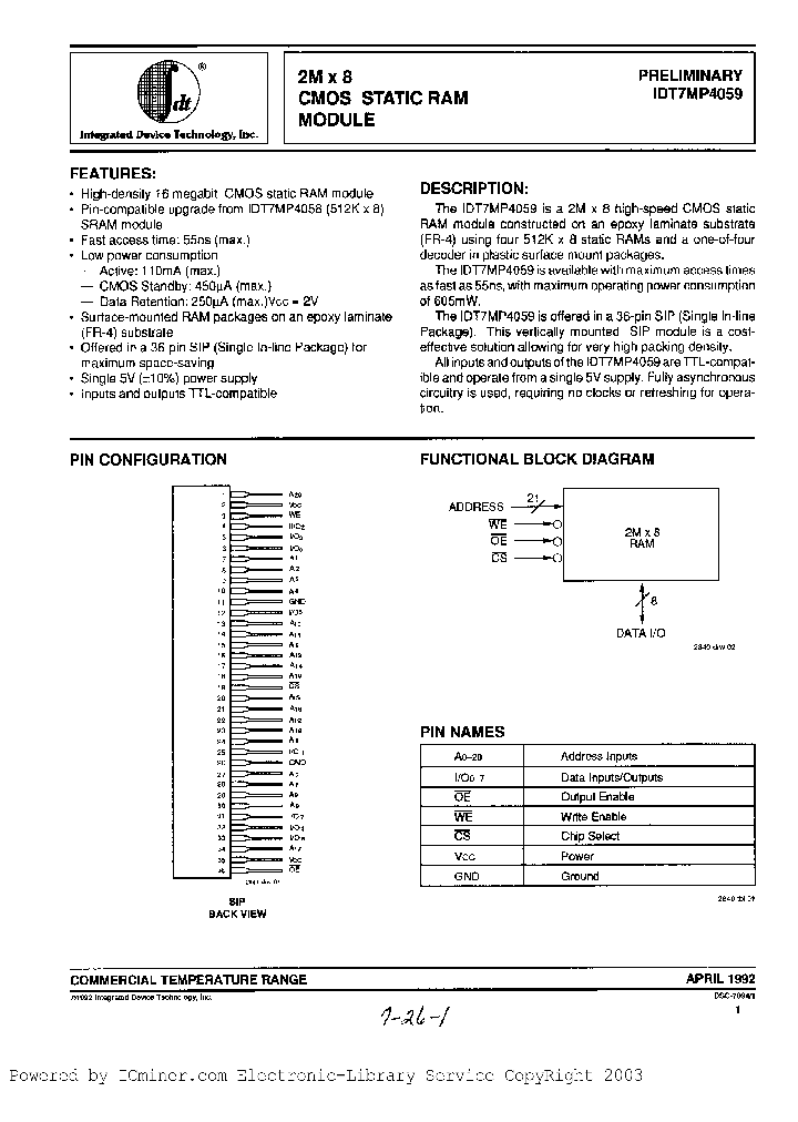 IDT7MP4059L70S_1629683.PDF Datasheet