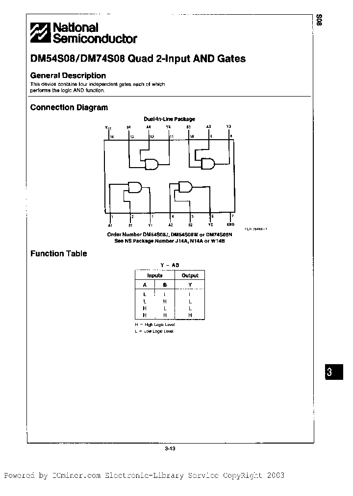 DM54S08W883_1618100.PDF Datasheet