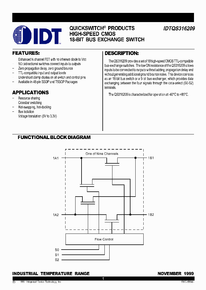 IDTQS316209PV_1637585.PDF Datasheet