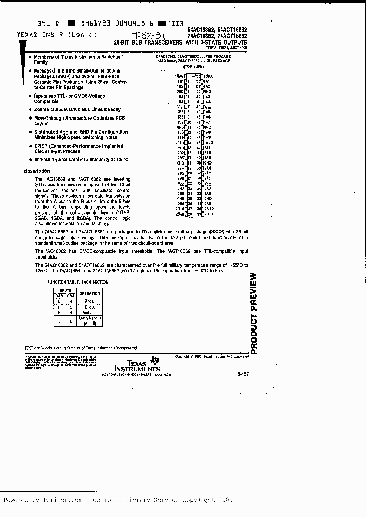74ACT16862DL_1637950.PDF Datasheet