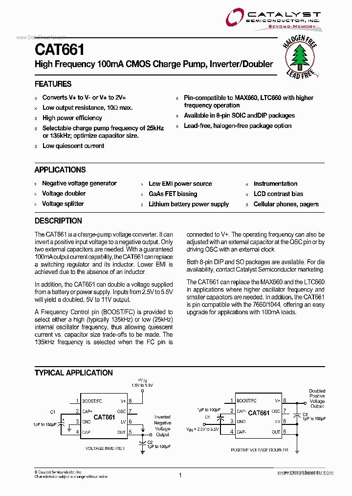 CAT661_1814112.PDF Datasheet
