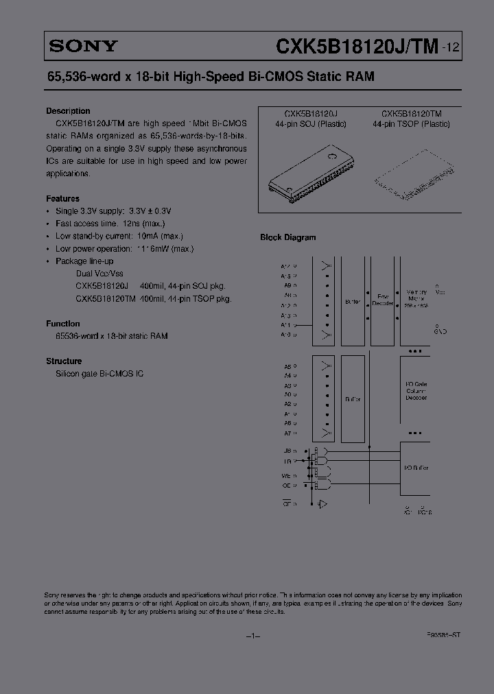 CXK5B18120J-12_1639609.PDF Datasheet