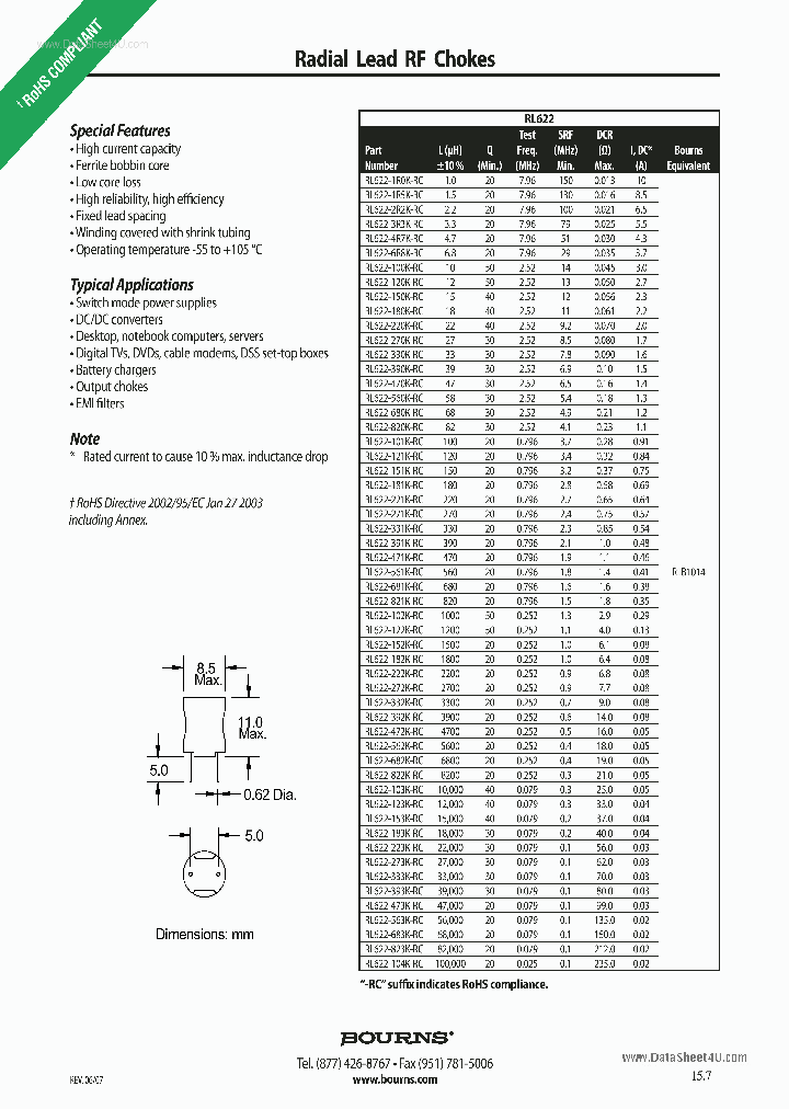 RL622-100K_1821518.PDF Datasheet