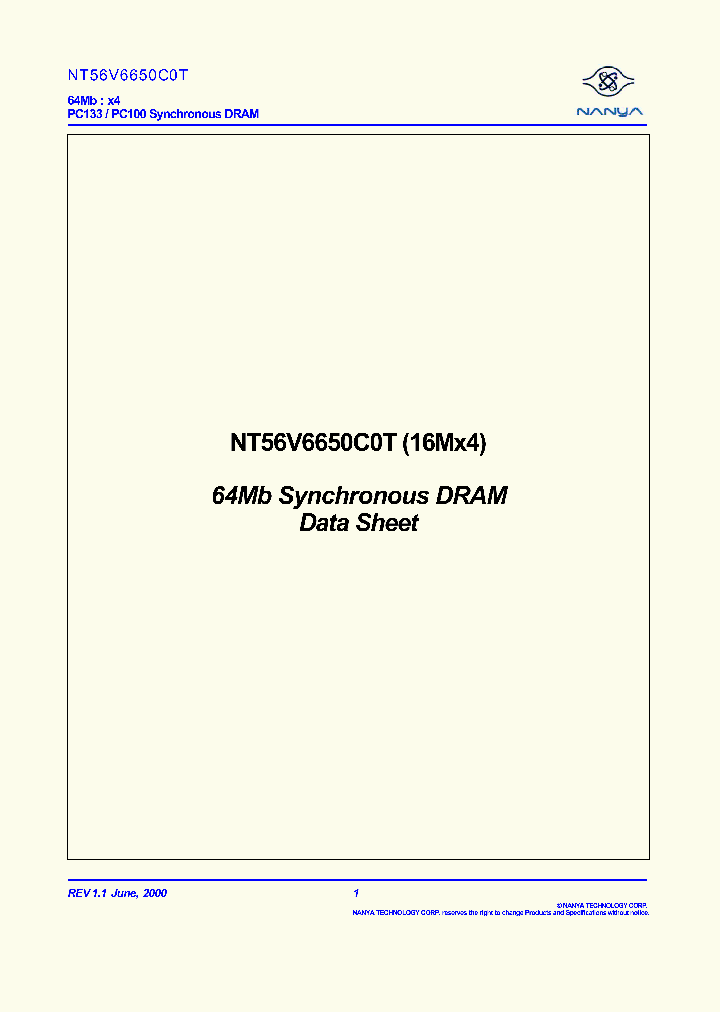 NT56V6650C0T-8B_1622321.PDF Datasheet