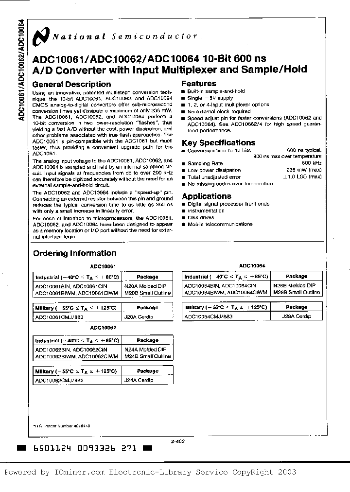 ADC10061CMJ883_1642373.PDF Datasheet