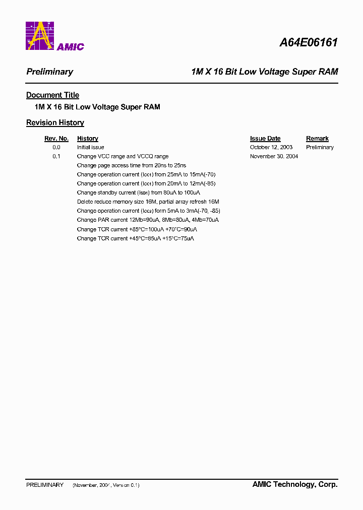 A64E06161G-85I_1643202.PDF Datasheet