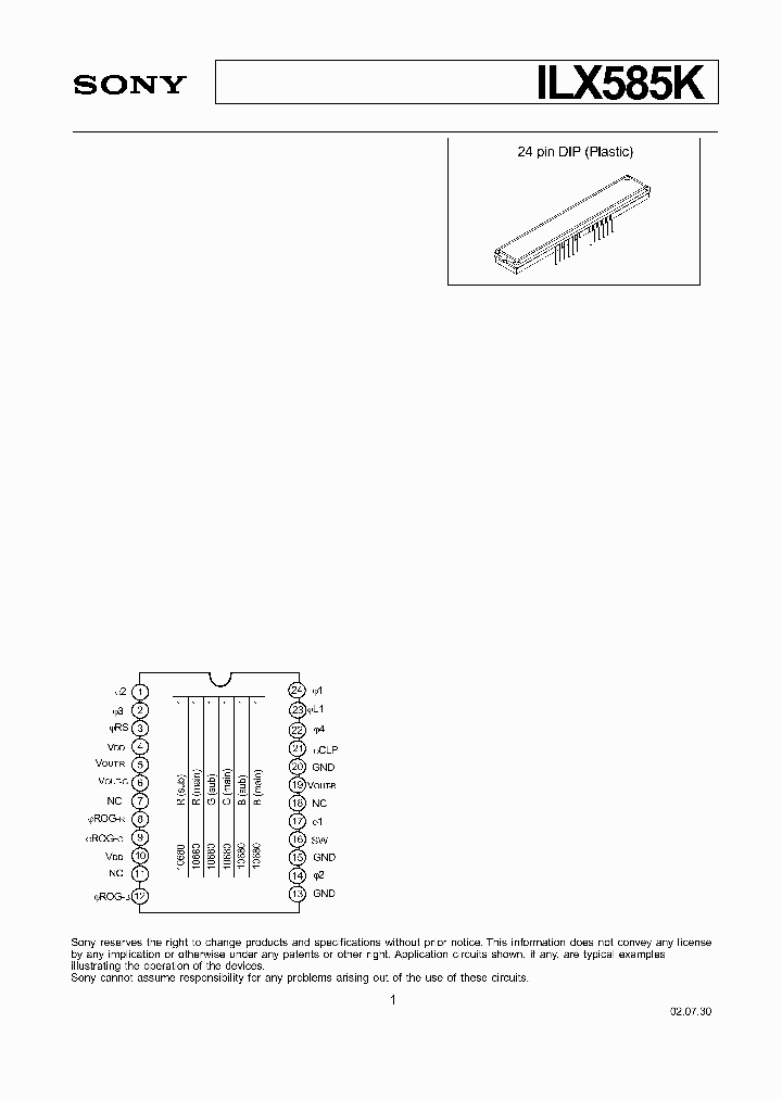 ILX585K_1827329.PDF Datasheet
