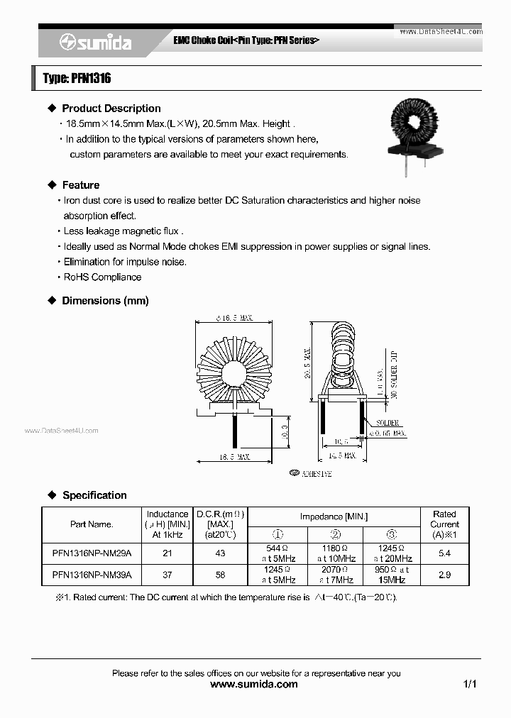 PFN1316_1828206.PDF Datasheet