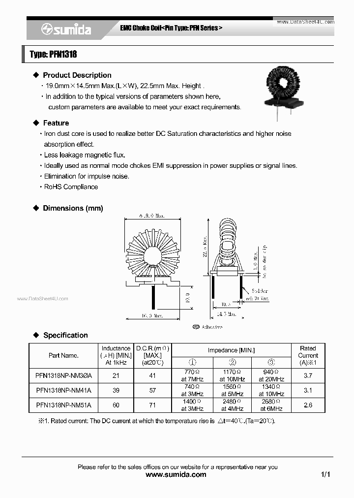PFN1318_1828207.PDF Datasheet
