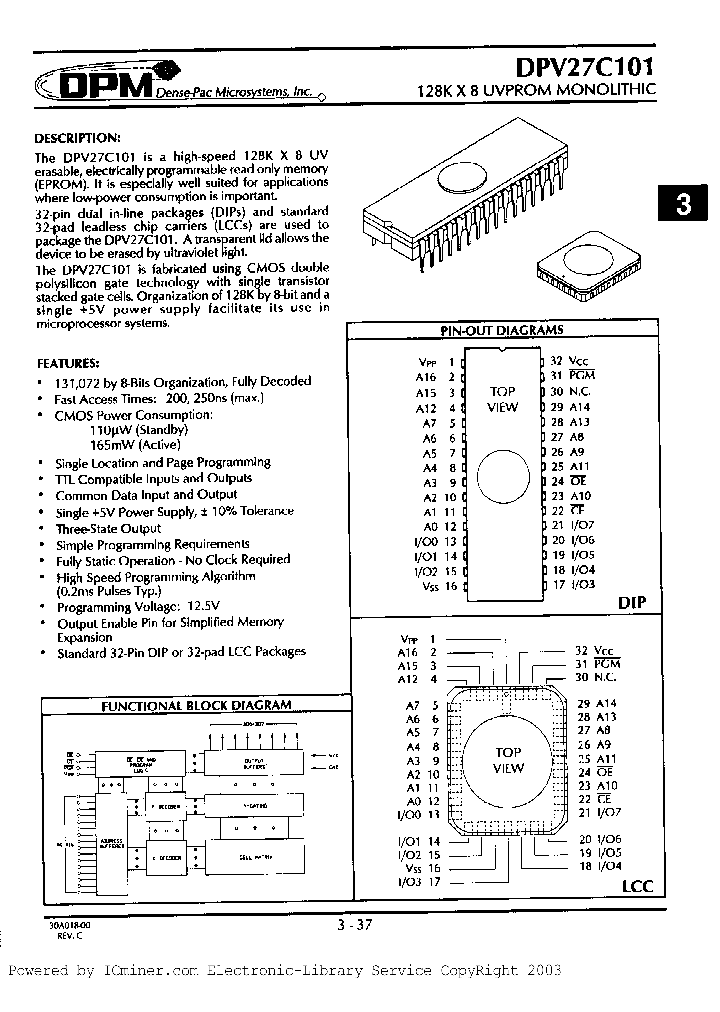 DPV27C101G-250I_1643229.PDF Datasheet