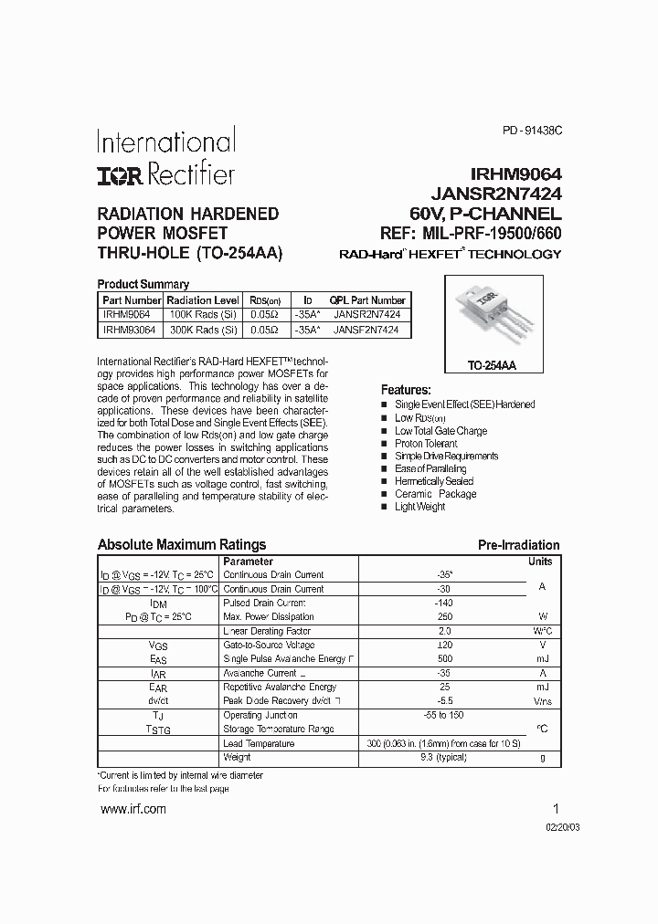 JANSF2N7424_1829547.PDF Datasheet