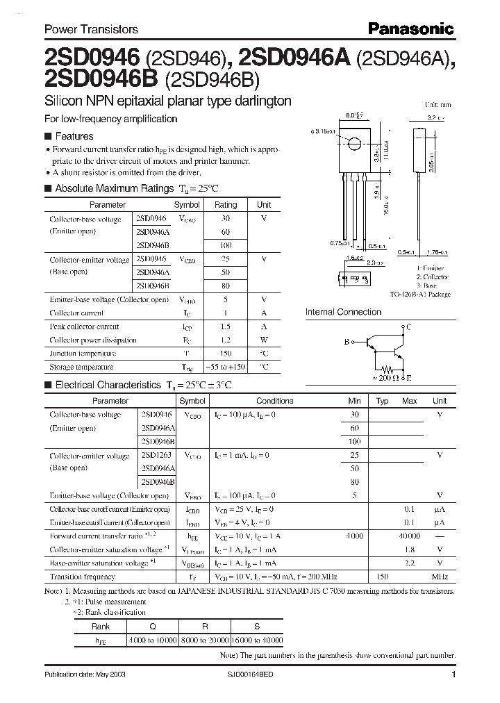 2SD946A_1832224.PDF Datasheet