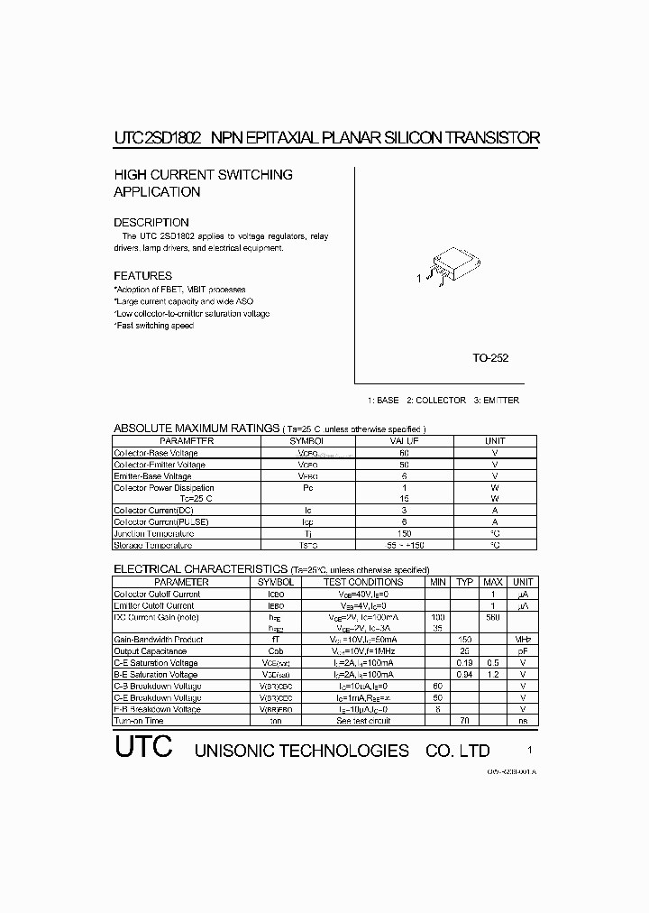 2SD1802_1833516.PDF Datasheet