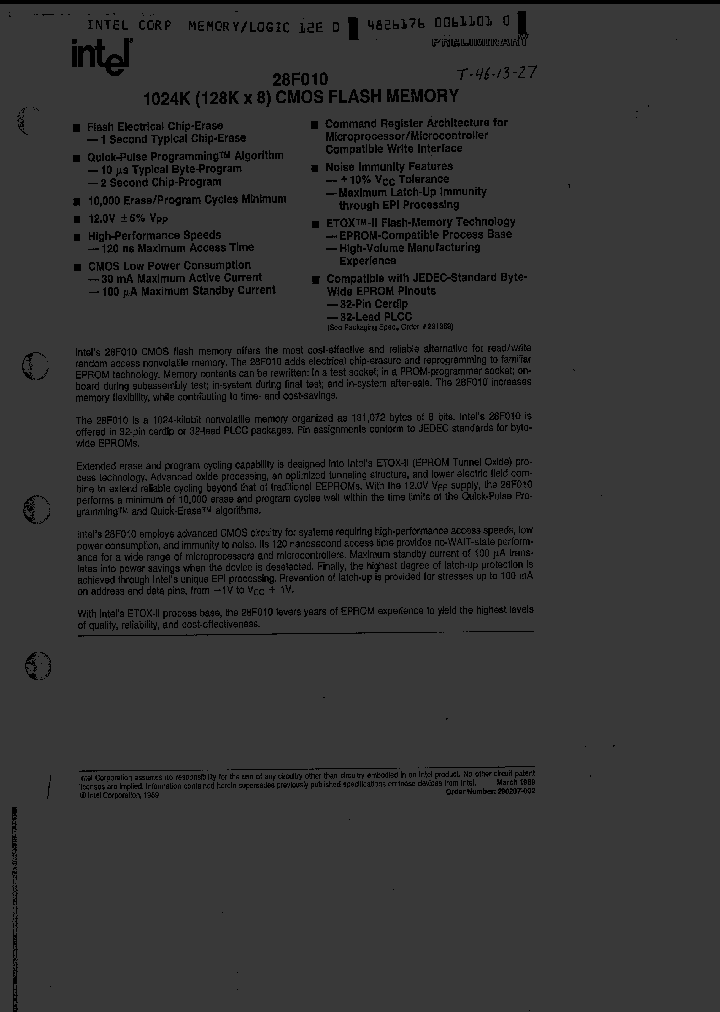 D28F010-135P1C4_1633637.PDF Datasheet