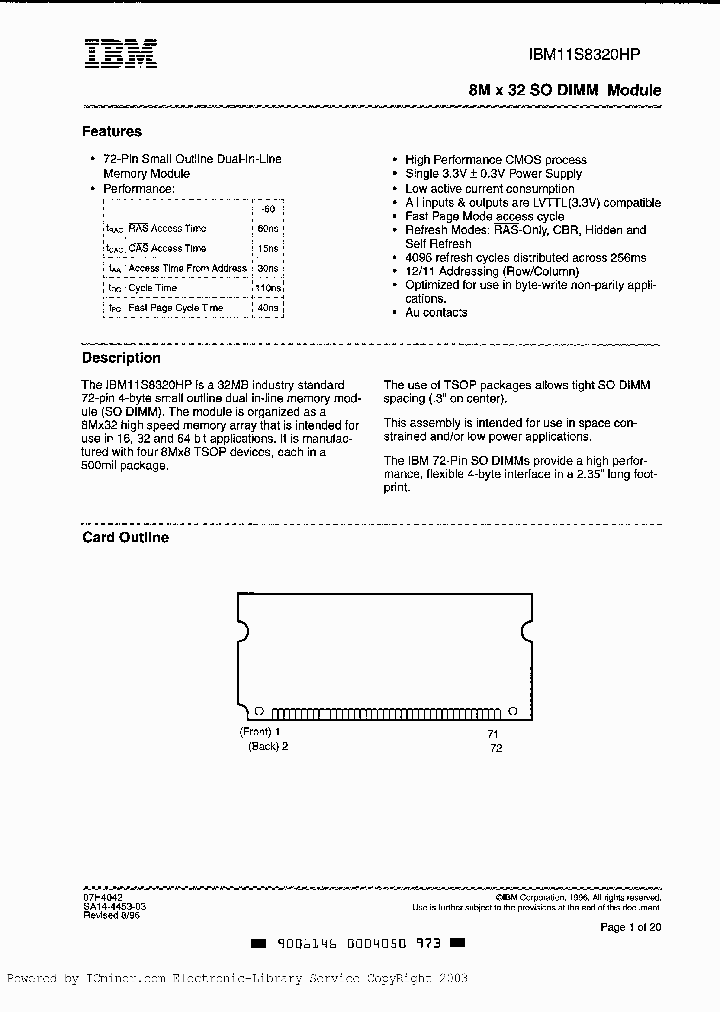 IBM11S8320HP-60T_1645054.PDF Datasheet