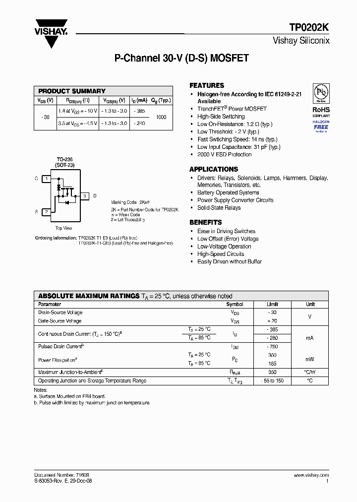TP0202K-T1-GE3_1662097.PDF Datasheet