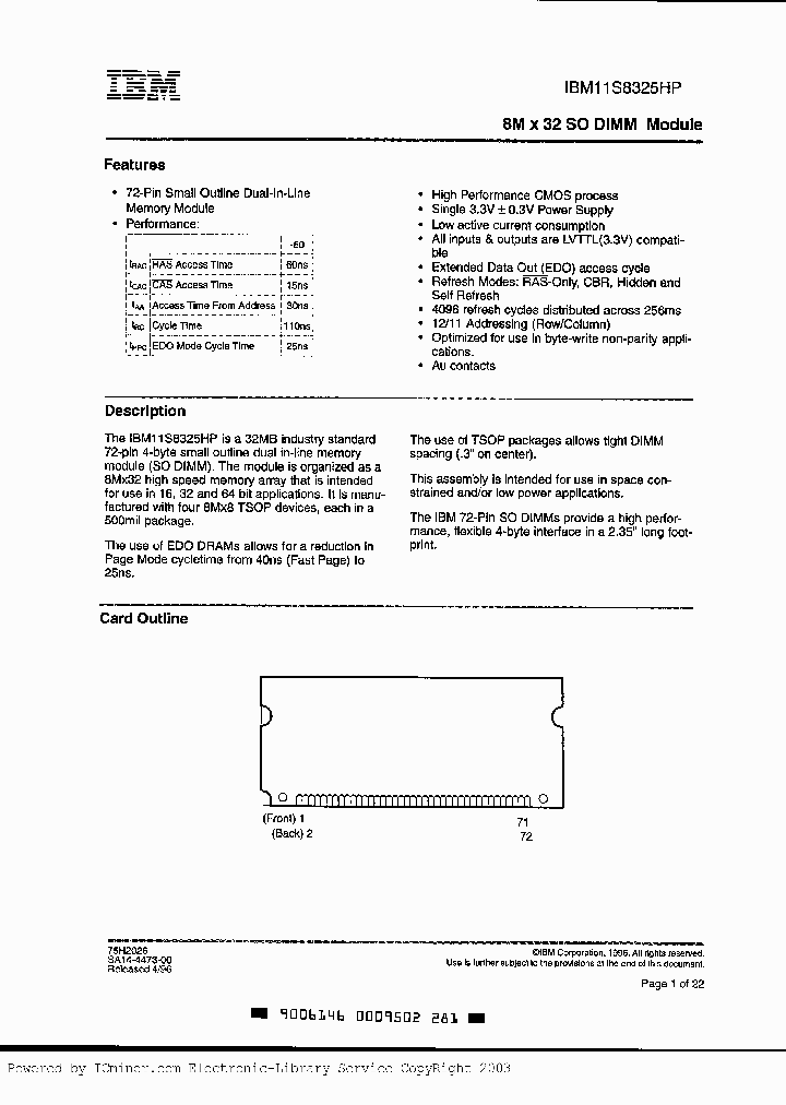 IBM11S8325HP-60_1645053.PDF Datasheet