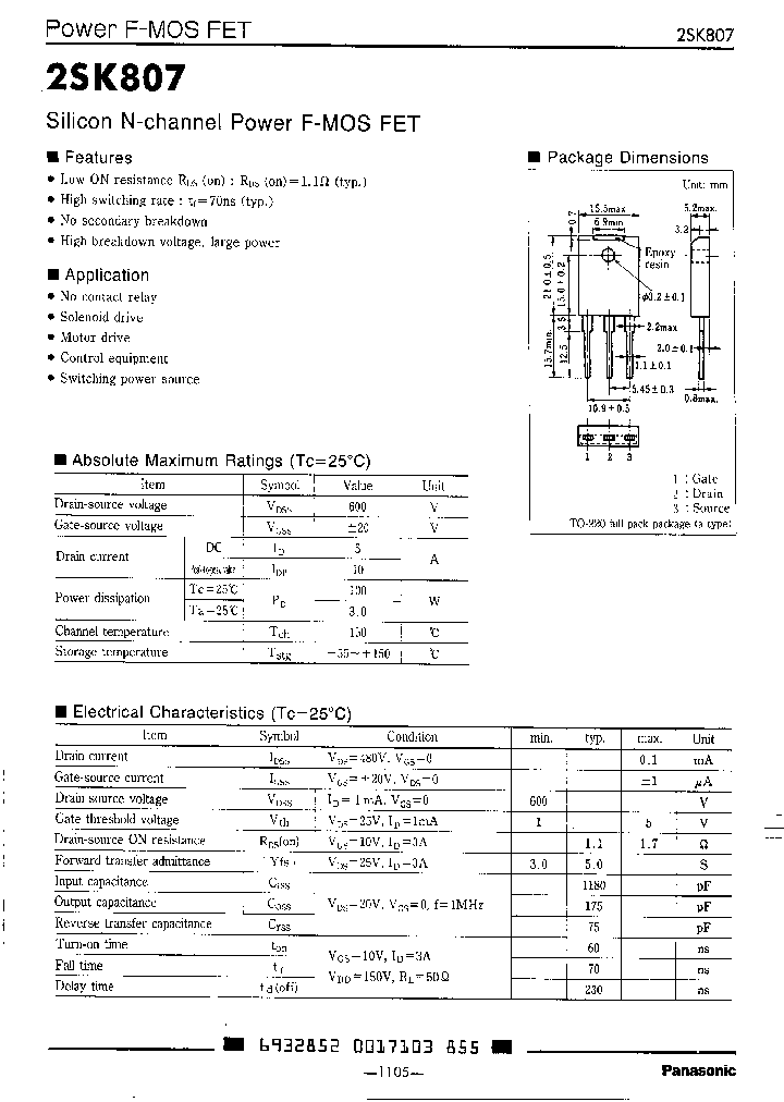 2SK807_1662651.PDF Datasheet
