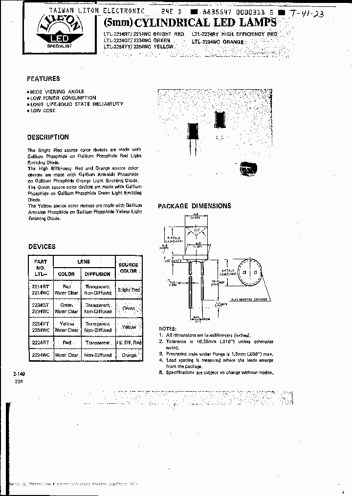 LTL2254WC_1655646.PDF Datasheet
